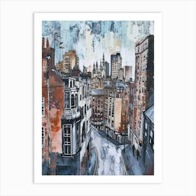 Kitsch Leeds Illustration 2 Art Print