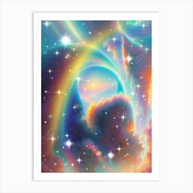 Fantasy Rainbow In The Sky Art Print