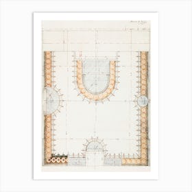 General Plan Of The Mosaic For Fouquet Jewelry Store, Alphonse Mucha Art Print