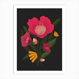 Pink Blooms Art Print