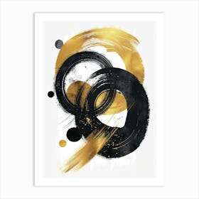 Black And Gold Canvas Print 29 Art Print