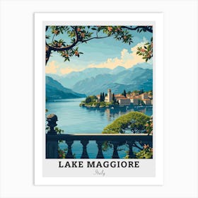 Lake Maggiore Travel Art Print