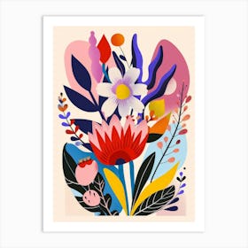 Abstract Floral Painting 10 Art Print