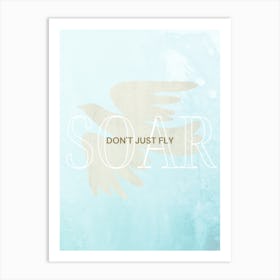 Don'T Just Fly Art Print