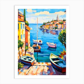 Rovinj Croatia 3 Fauvist Painting Art Print