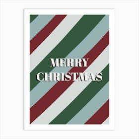 Merry Christmas Festive Art Print