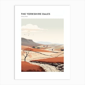 The Yorkshire Dales England 1 Hiking Trail Landscape Poster Art Print