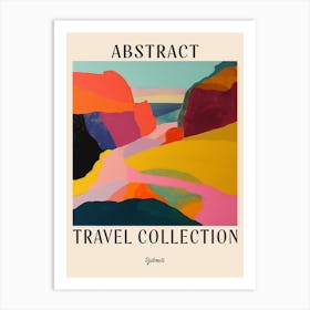 Abstract Travel Collection Poster Djibouti 2 Art Print