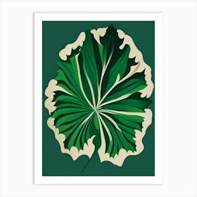 Carnation Leaf Vibrant Inspired Art Print