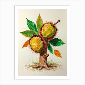 Chestnut Tree Art Print