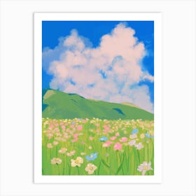 Field Of Flowers 1 Art Print