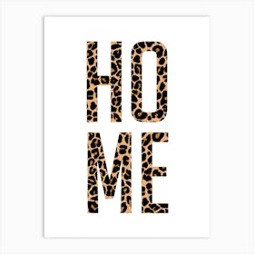 Home Word Art Leopard Print Art Print