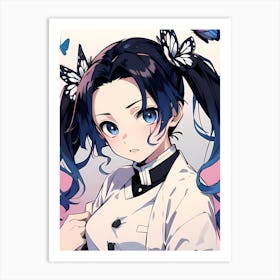 Demon Slayer Aoi Kanzaki (28) Art Print