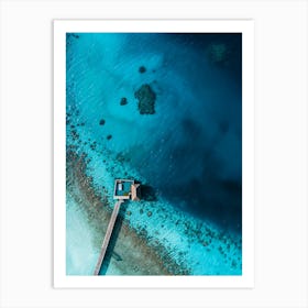 Scuba Diving In The Maldives 1 Art Print