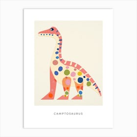 Nursery Dinosaur Art Camptosaurus 2 Poster Art Print