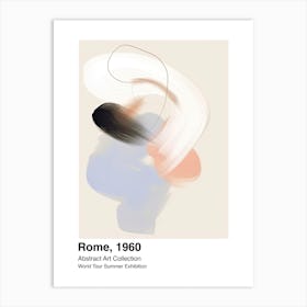 World Tour Exhibition, Abstract Art, Rome, 1960 11 Art Print