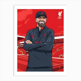 Liverpool ex manager klopp Poster