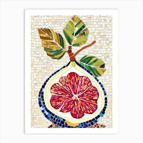 Fig Mosaic Art Print