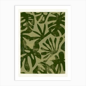 Jungle Leafs No 2 Art Print