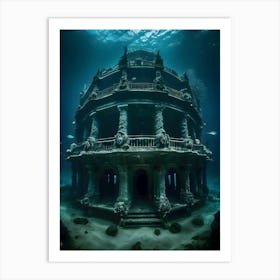 Underwater Palace -Reimagined Art Print