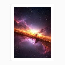 Galaxy In Space 13 Art Print