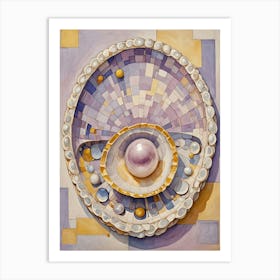 Abstract Pearl no2 Art Print