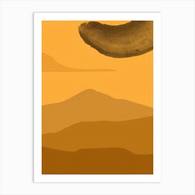 Bananas On Mars Art Print
