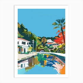 Karuizawa Japan 3 Colourful Illustration Art Print