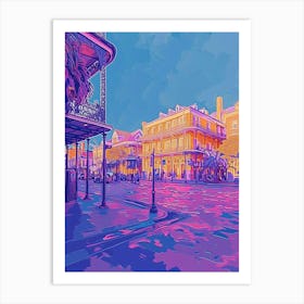 Jackson Square Minimal Painting 2 Art Print