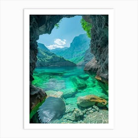 Cave In The Mountains 6 Art Print