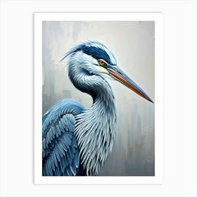 Blue Heron 8 Art Print