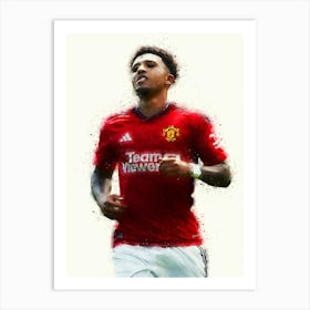 Jadon Sancho Manchester United Art Print