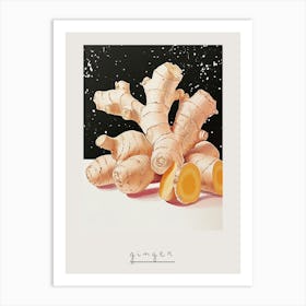 Art Deco Ginger Still Life 1 Poster Art Print