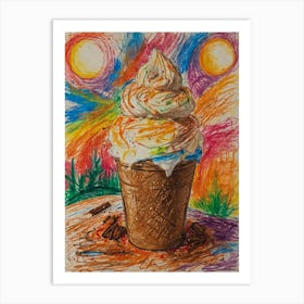Ice Cream Cone 23 Art Print