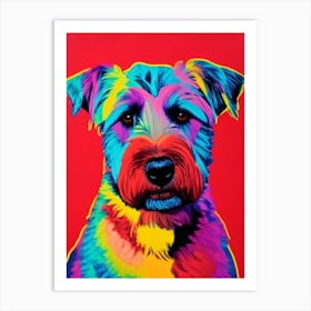 Briard Andy Warhol Style Dog Art Print