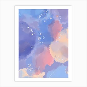 Clouds Wallpaper Art Print