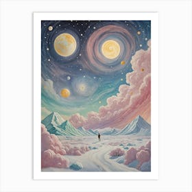 Pastel Space Art Print