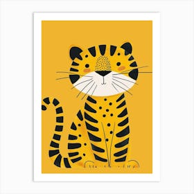 Yellow Bengal Tiger 2 Art Print