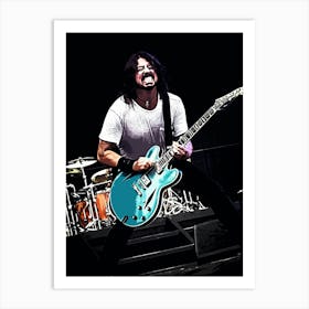 Dave Grohl Foo Fighters 16 Art Print