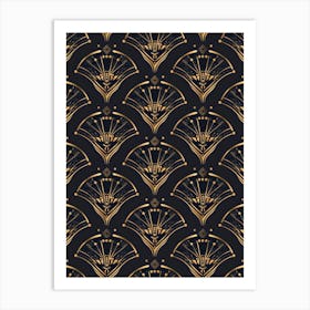 Deco Pattern 2 Art Print