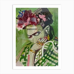 Tribute to frida Art Print