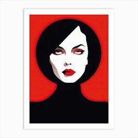 Vampire pop art 2 Art Print