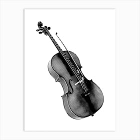 Violin Line Art Art Print