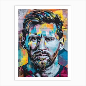 Lionel Messi 3 Art Print