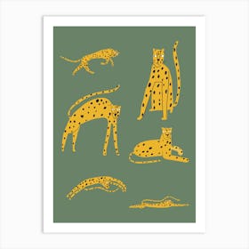 Cheetahs Art Print