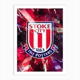 Stoke City Art Print