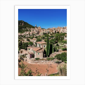 Valldemossa Village In The Hills Art Print