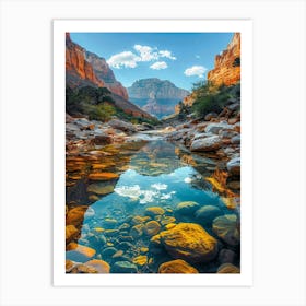 Saguaro Canyon Art Print