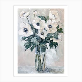 A World Of Flowers Anemone 2 Painting Art Print