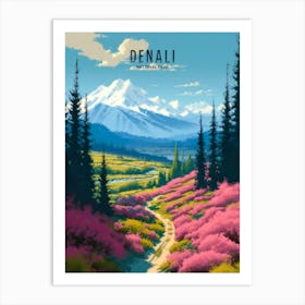 Denali National Park Painting Art Print